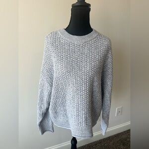 Universal Thread Chunky Knit Gray Blue Sweater Size M